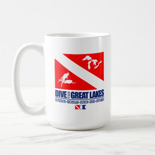 Mug Plongée dans les Grands Lacs (Gauche)