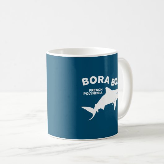 Mug Plongée De Requin À Bora Bora (Devant droit)