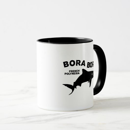 Mug Plongée De Requin À Bora Bora (Devant droit)