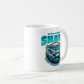 Mug Plongée de requin avec respect (Devant droit)