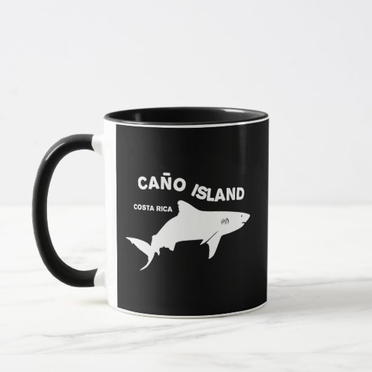 Mug Plongée de requins Caño Island - Costa Rica (Gauche)