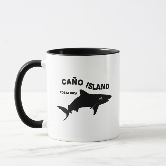 Mug Plongée de requins Caño Island - Costa Rica (Gauche)