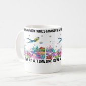 Mug Plongée en apnée à la poursuite d'aventures une pl (Devant gauche)