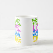 Mug Plongée en scaphandre amour paix (Centre)
