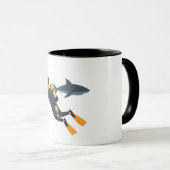 Mug  Plongée en scaphandre autonome (Devant droit)
