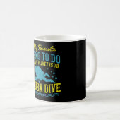 Mug Plongée - Ma chose préférée est la plongée en scap (Devant droit)