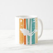 Mug Plongée Plongée Instrucor Plongée en Scaphandre (Devant droit)