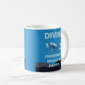 Mug Plongée Plongée Plongée sous-marine Plongée (Devant droit)