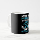 Mug Plongée - Problèmes de plongée sous-marine (Devant gauche)