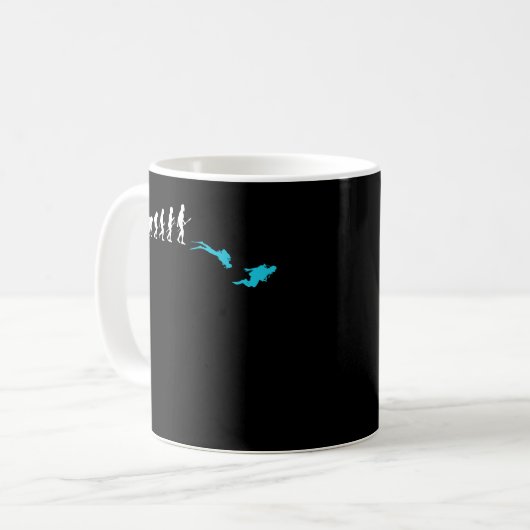Mug Plongée Scuba Evolution Diver (Devant gauche)