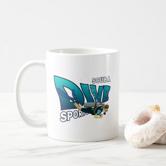 Mug Plongée sous-marine | 11# (Avec donut)
