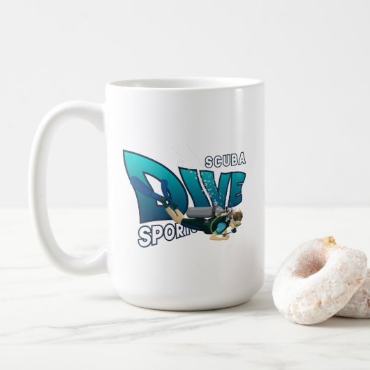 Mug Plongée sous-marine | 15# (Avec donut)