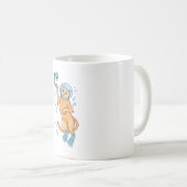 Mug Plongée sous-marine Chasse Chat Poisson (Devant droit)