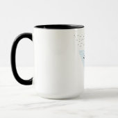 Mug Plongée sous-marine géométrique Plage de plongée s (Gauche)