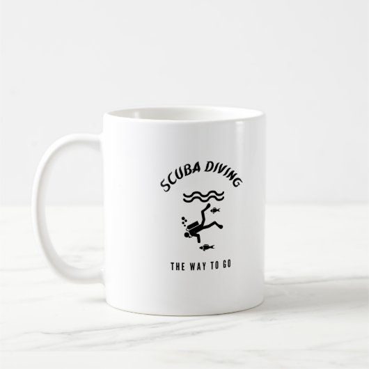 Mug Plongée sous-marine sur le chemin (Gauche)