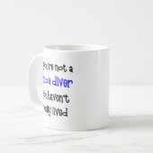 Mug plongée sous-marine vraiment vivre (Devant gauche)