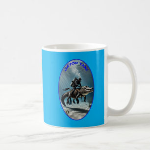 Mug Plongée vintage de la SCUBA Plongée chevauchant un