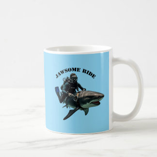Mug Plongée vintage de la SCUBA Plongée chevauchant un
