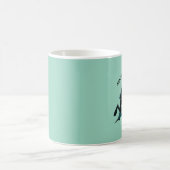 Mug Plongée vintage plongée plongée avec Dauphin URM (Centre)