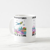 Mug Plongées Aventures Une Plongée À La fois Plongée e (Devant gauche)