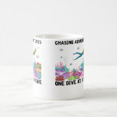 Mug Plongées Aventures Une Plongée À La fois Plongée e (Centre)