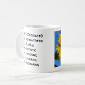 Mug Plongeons dans "Melanie" lettre par lettre ! -Mug (Devant gauche)