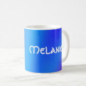 Mug Plongeons dans "Melanie" lettre par lettre ! -Mug (Devant droit)