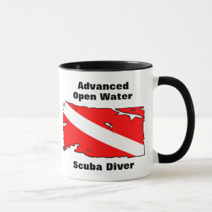 Mug Plongeur autonome avancé d'eau libre