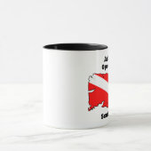 Mug Plongeur autonome avancé d'eau libre (Centre)