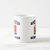 Mug Plongeur autonome principal de piqué (Centre)