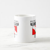 Mug Plongeur barbu professionnel de palourde (Centre)