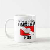 Mug Plongeur barbu professionnel de palourde (Gauche)