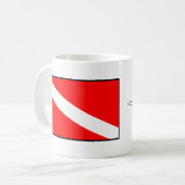 Mug Plongeur de délivrance (Devant gauche)