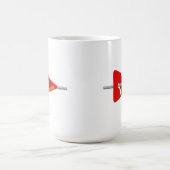 Mug Plongeur de grotte (marqueur de ligne) (Centre)