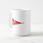 Mug Plongeur de grotte (marqueur de ligne) (Devant gauche)