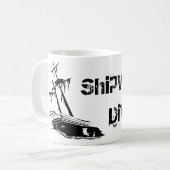 Mug Plongeur de naufrage (Devant gauche)