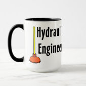 Mug Plongeur de toilettes de l'ingénieur hydraulique (Gauche)