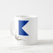 Mug Plongeur en plongée (Devant gauche)