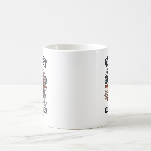 Mug Plongeur profond vintage (Centre)