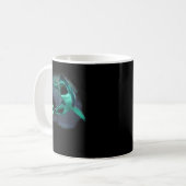 Mug Plongeur sous-marine, grand requin blanc et requin (Devant gauche)