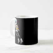 Mug Plongeur squelette Halloween plongée sous-marine (Devant gauche)