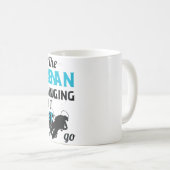 Mug Plongeurs de plongée en scaphandre drôles (Devant droit)