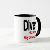 Mug Plongeurs Deeper (Devant droit)