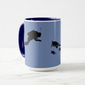 Mug - Plongeurs et tortues (Devant gauche)