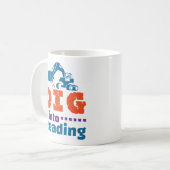 Mug Plongez dans la bibliothèque de l'enseignant de le (Devant gauche)