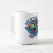 Mug Plongez dans le snowboard de neige (Devant gauche)