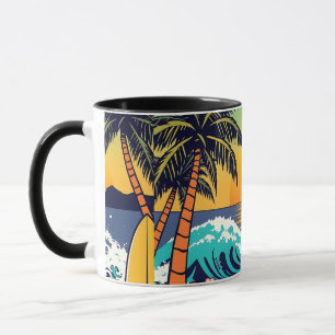 Mug Plongez dans l'été avec des vibrantes vibes de pla