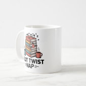 Mug Plot Twist Nap | Funny Book Lover Design   (Devant gauche)