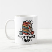 Mug Plot Twist Nap | Funny Book Lover Design   (Gauche)