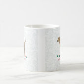 Mug Plott Hound Chasse Chien Joyeux Noël Design (Centre)